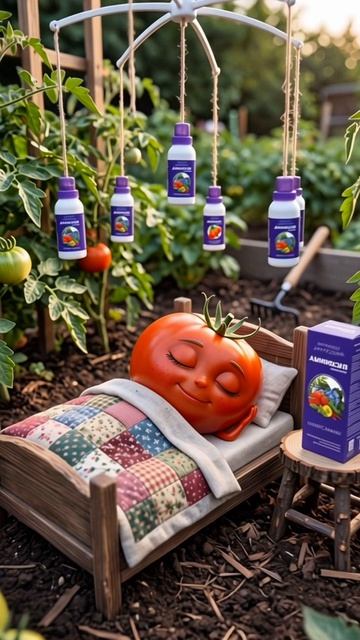 🍅💤 Пока томаты отдыхают, мы уже позаботились об их здоровье…