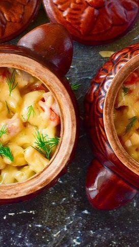 Картофель в горшочках