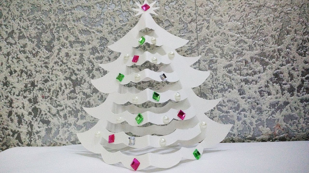 ЕЛОЧКА ИЗ БУМАГИ 3D Paper Christmas Trees