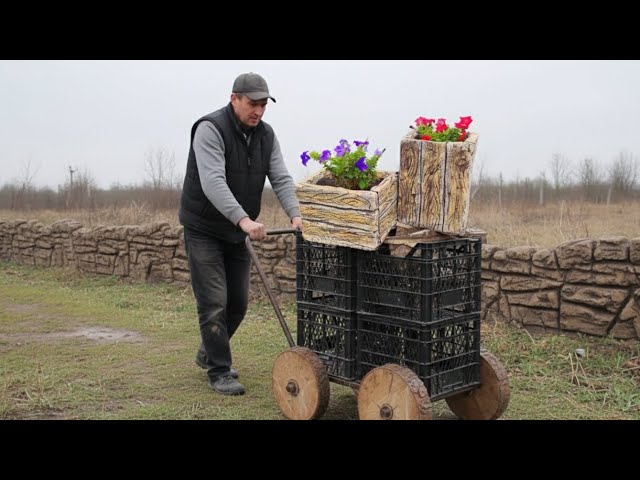 ТРИ ОЧЕНЬ РАЗНЫЕ ИДЕИ ИЗ ОДИНАКОВЫХ ПЛАСТИКОВЫХ ЯЩИКОВ!