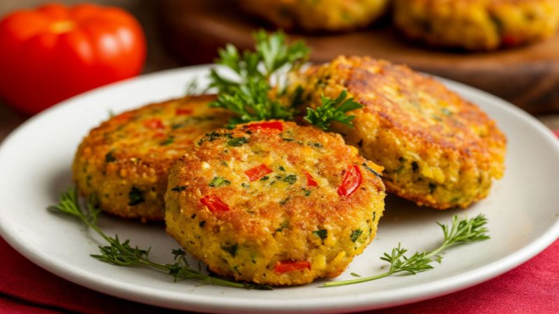 Котлетки из крабовых палочек с сыром
