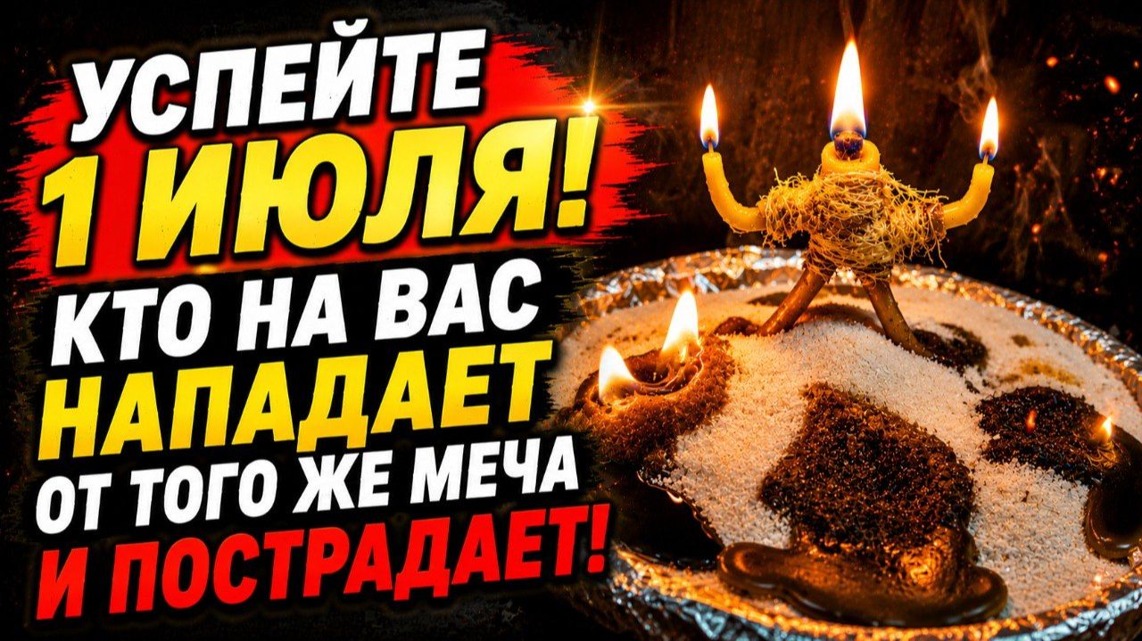 ✨️ УСПЕЙТЕ 1 ИЮЛЯ! Кто на вас нападает от того же меча и пострадает!