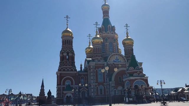 Собор Благовещения Пресвятой Богородицы в Йошкар-Оле колокольный звон