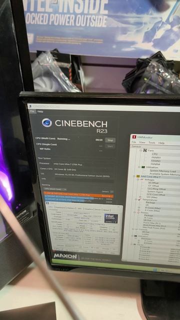 Intel Core Ultra 7 270K PLUS охлаждает Arctic Freezer III Pro 420
