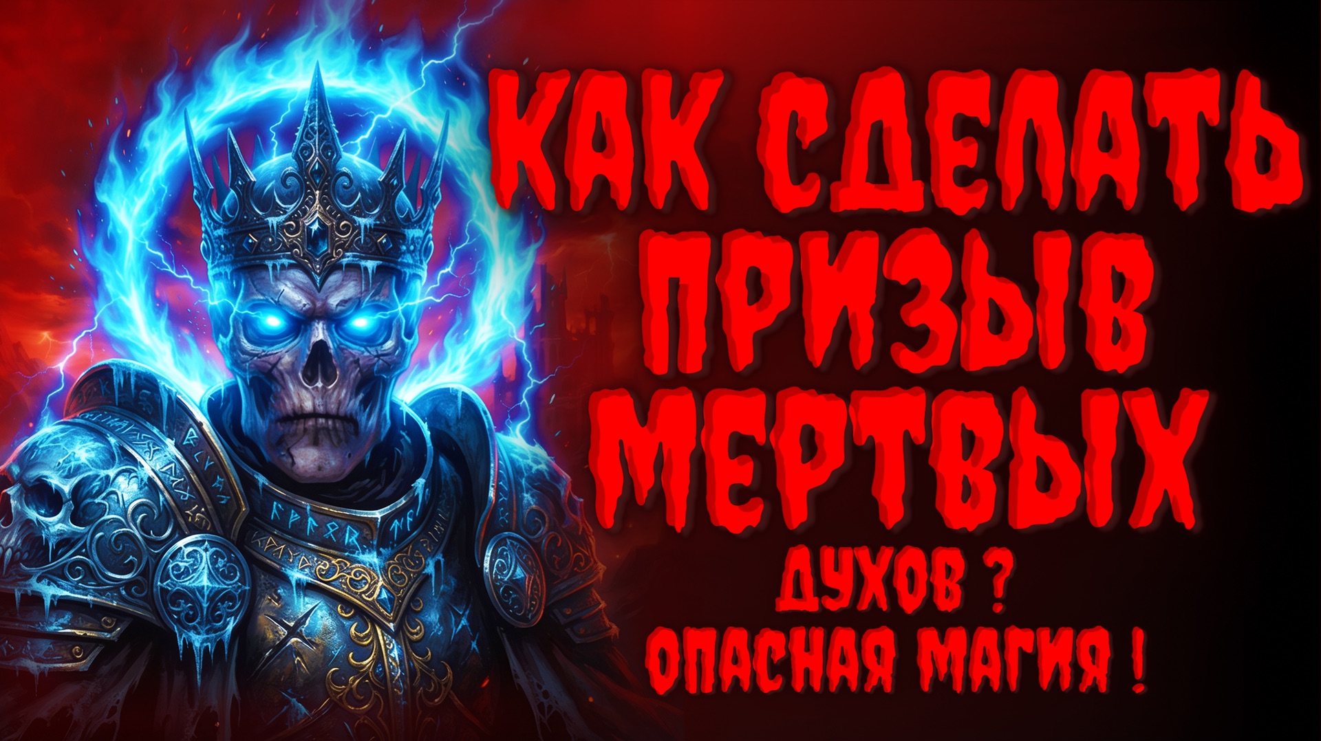 Как сделать ПРИЗЫВ МЕРТВЫХ ДУХОВ? Опасная магия.