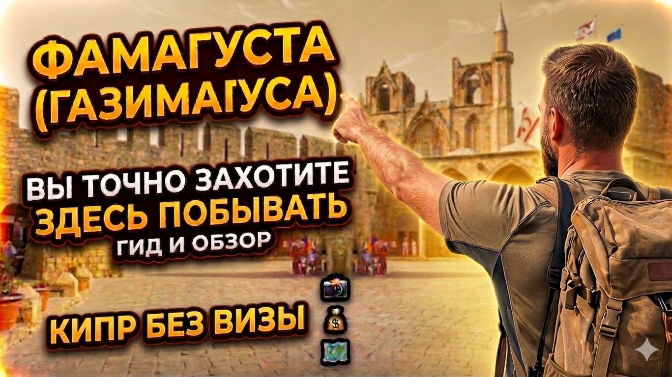 Северный Кипр. Фамагуста. Крепость. Рынки. Пляжи. Кафе. . #отпусксбмв