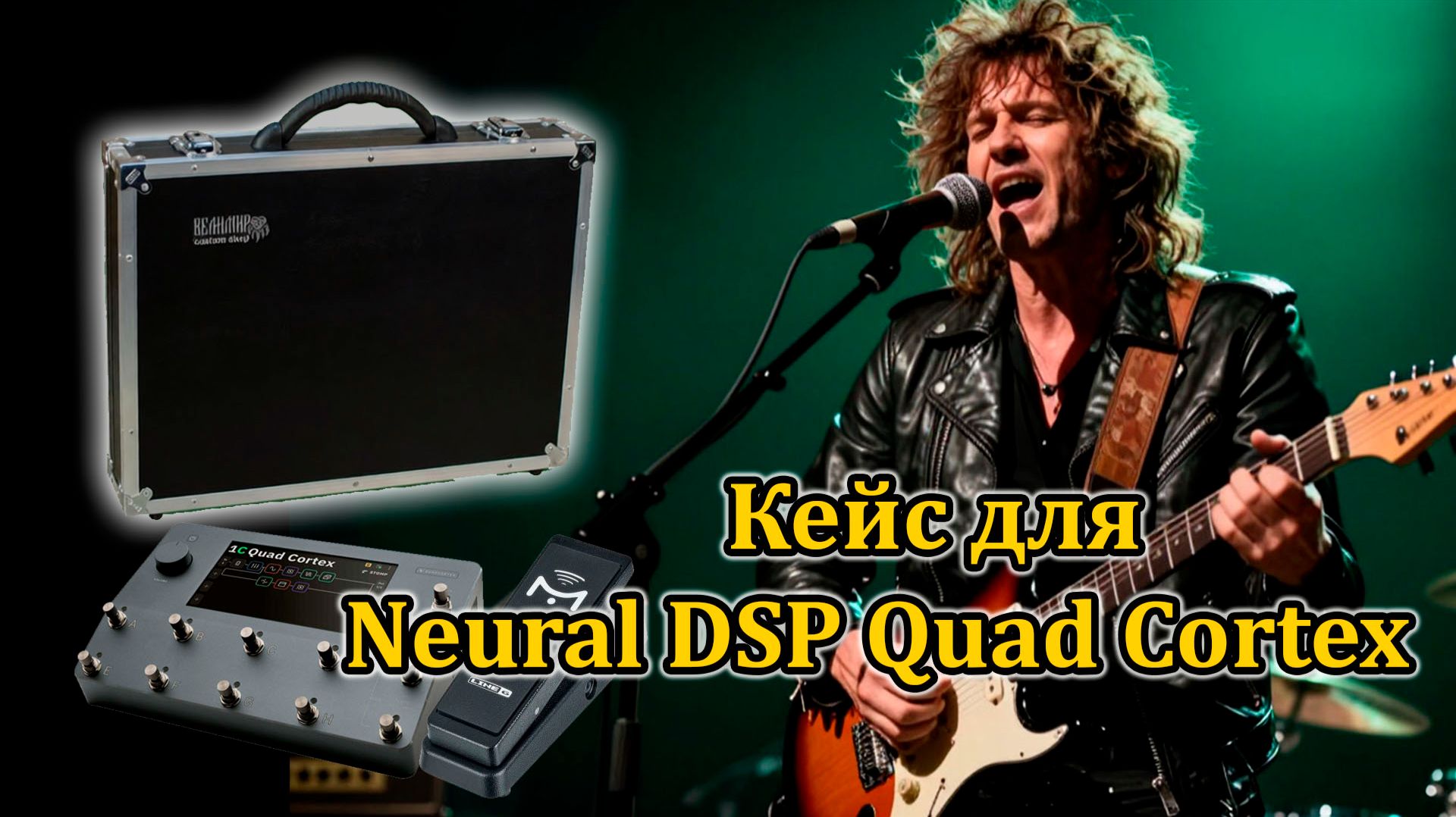 Кейс для Neural DSP Quad Cortex со встроенным силовым модулем #workshopvelimir #quadcortex