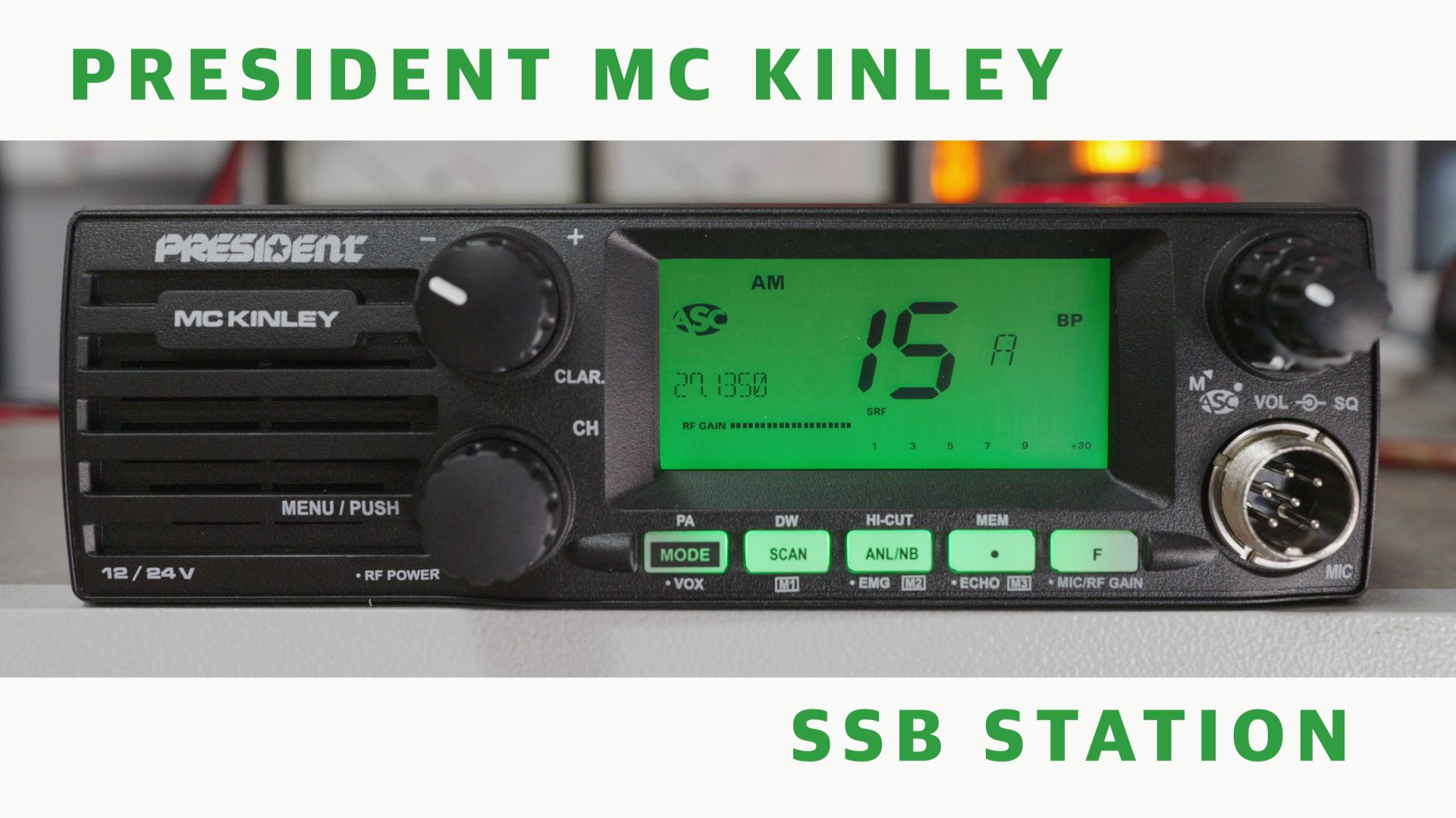 President MC Kinley. SSB радиостанция для радиолюбителей