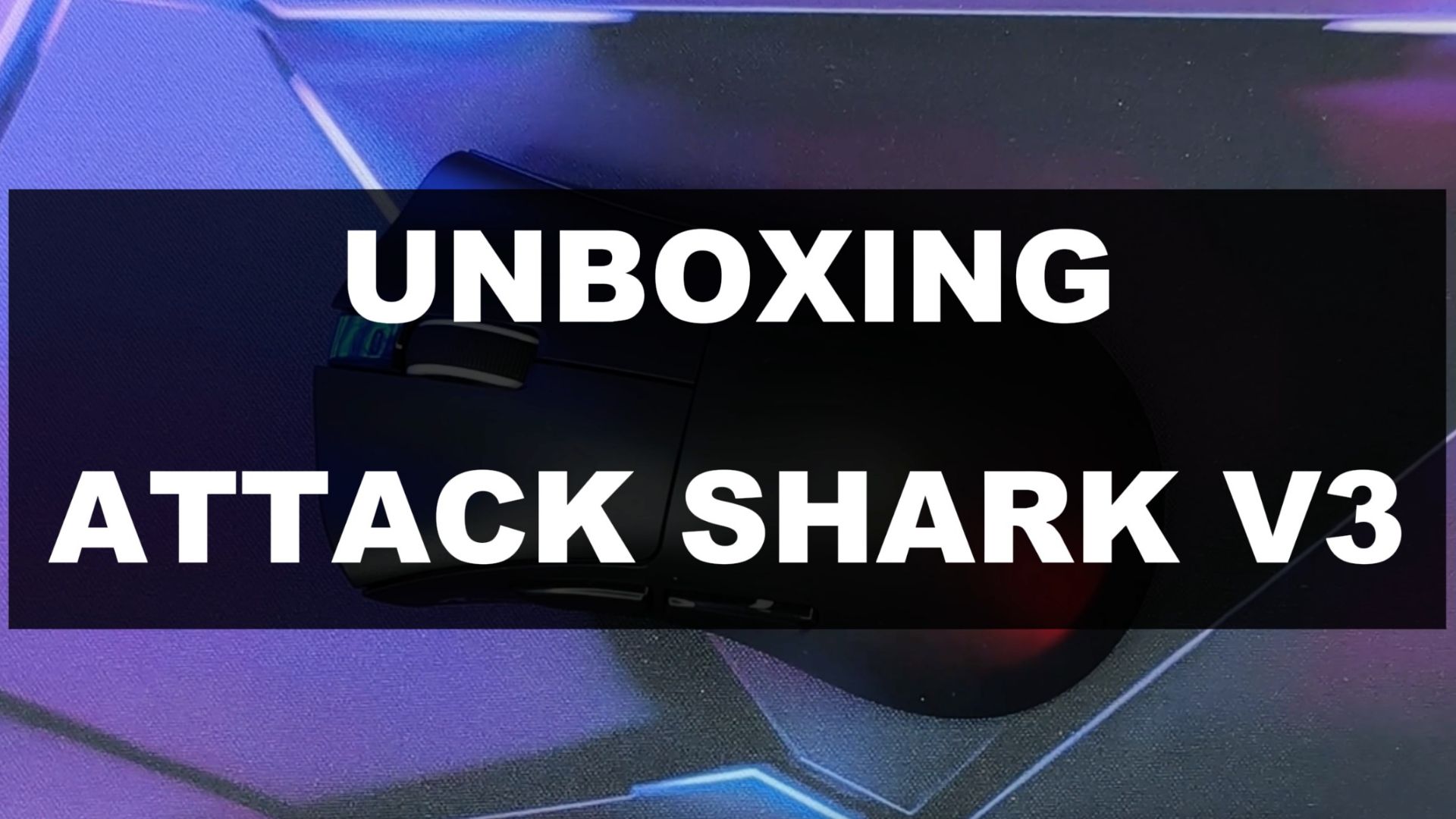 ATTACK SHARK V3 — UNBOXING | ASMR | РАСПАКОВКА
