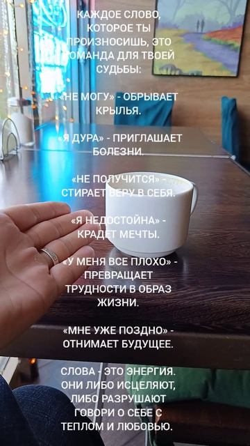 Не произноси эти слова. Эти слова приносят беды