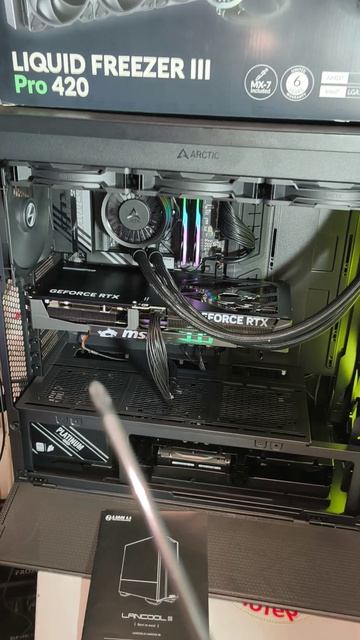 Про корпус Lian Li LANCOOL III и установку в него Arctic Cooling Liquid Freezer III Pro 420.