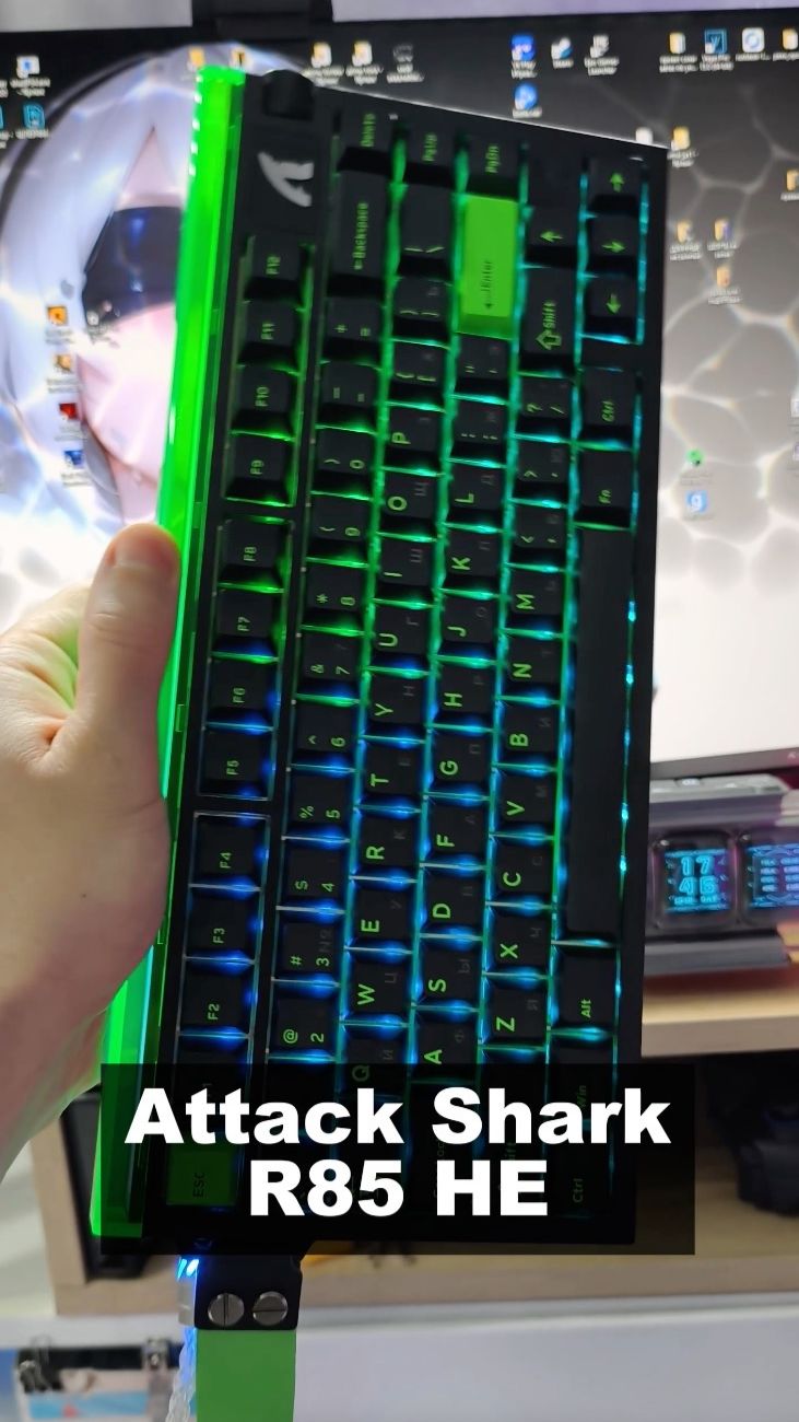 ATTACK SHARK R85HE | ОБЗОР | MAGNETIC KEYBOARD | ХАРАКТЕРИСТИКИ