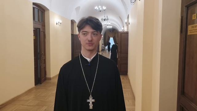 Выпускник Ставропольской духовной семинарии иерей Максим Марченко
