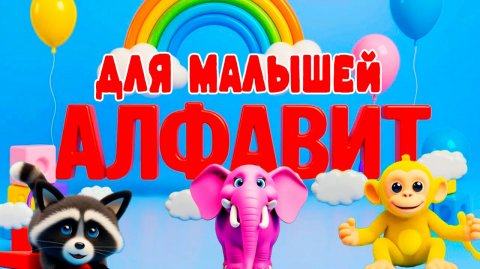Мультфильм АЛФАВИТ для детей от А до Я | Учим животных и буквы с малышами | Развивающий мультик