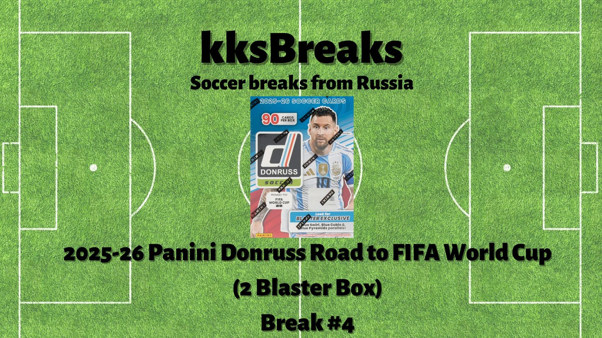 2025-26 Panini Donruss Road To FIFA World Cup (2 Blaster Box) - #4