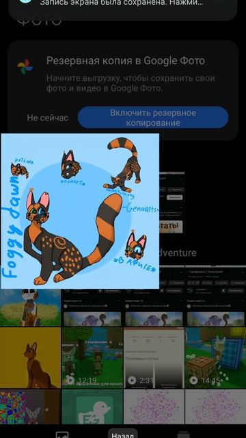 Котостраничка Туманной заре