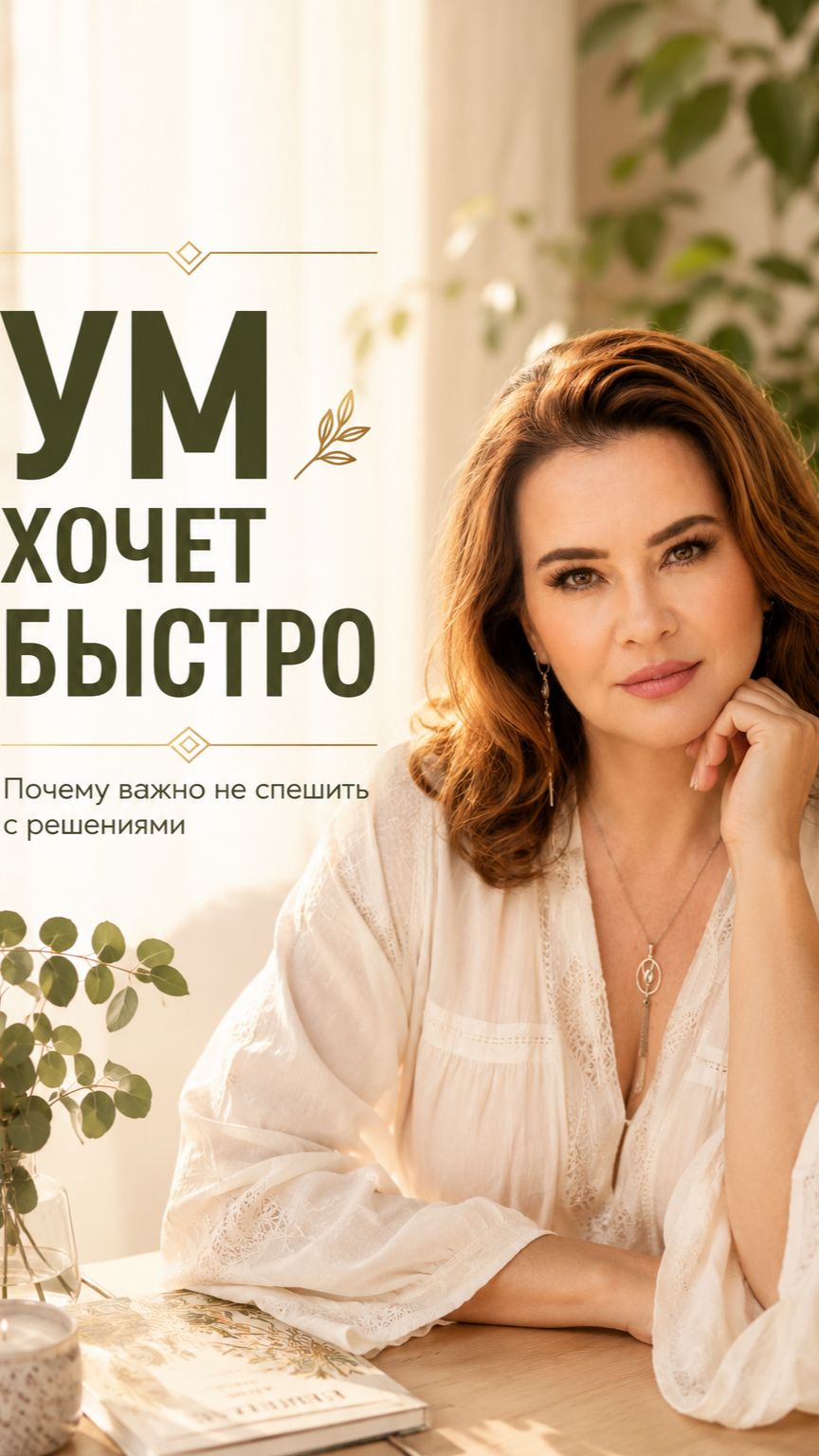 Почему важно не спешить с решеними
