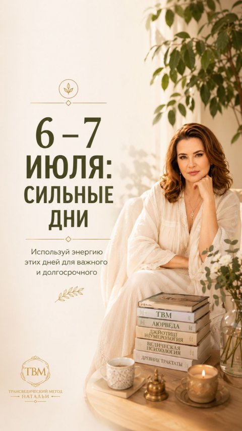 Используй энергию этих дней для важного и долгосрочного
