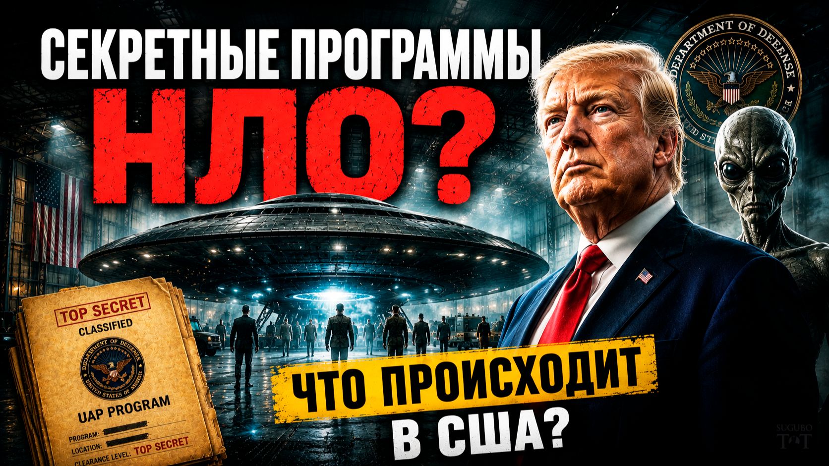 НЛО разрабатывают в секретных базах Пентагона?!