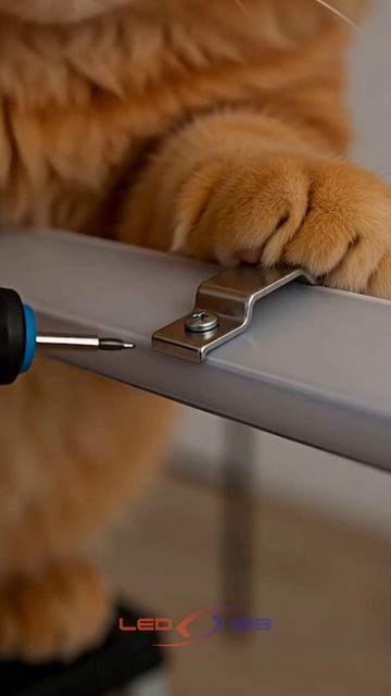 Ремонт своими лапами: кот-электрик на страже уюта! 🐾️