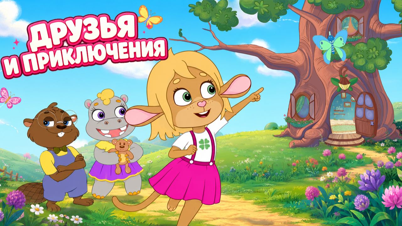 Забезу и друзья: игры, тайны и приключения 🌸 Сборник интересных мультфильмов для малышей