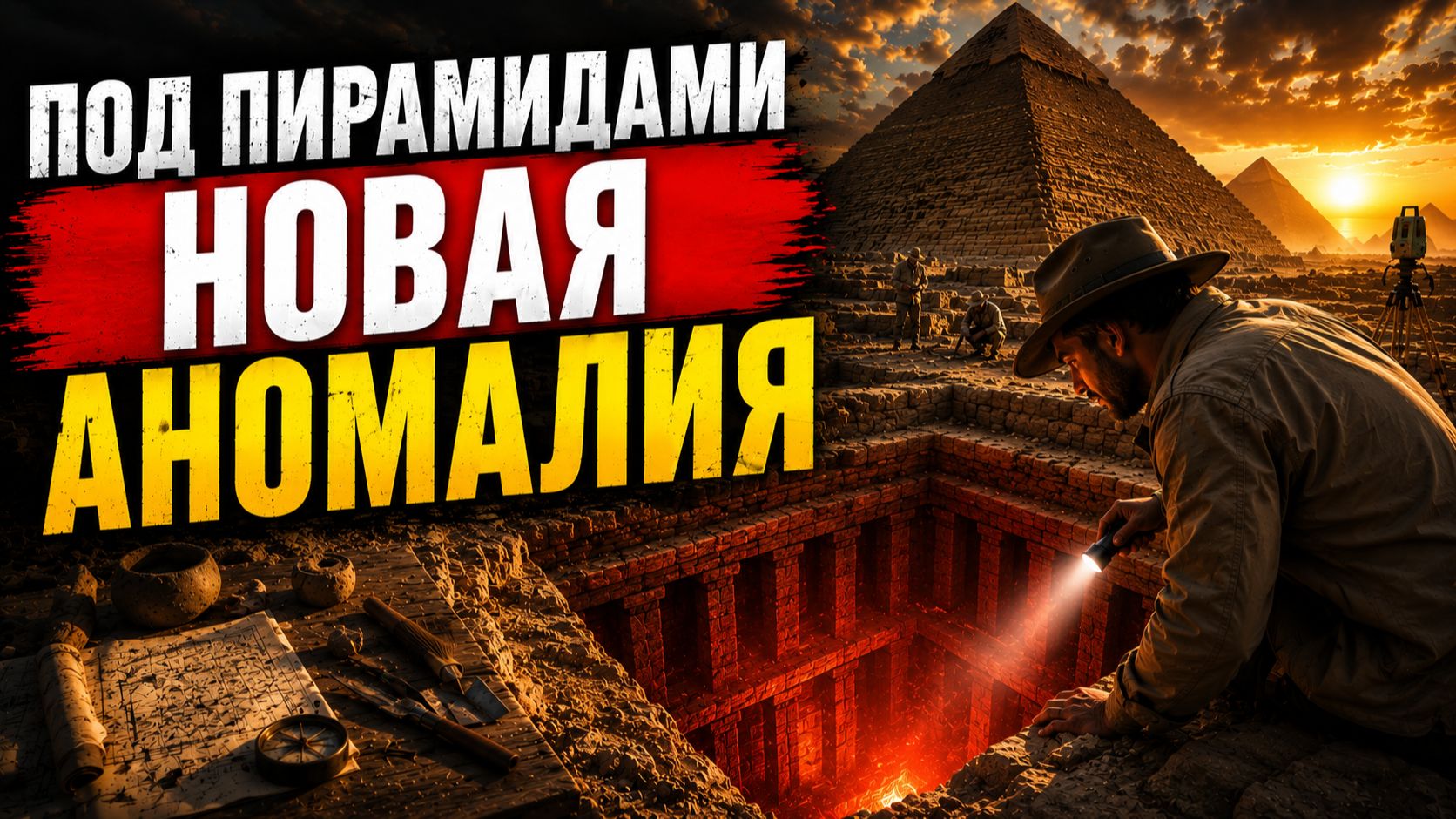Под пирамидами обнаружили новую подземную аномалию