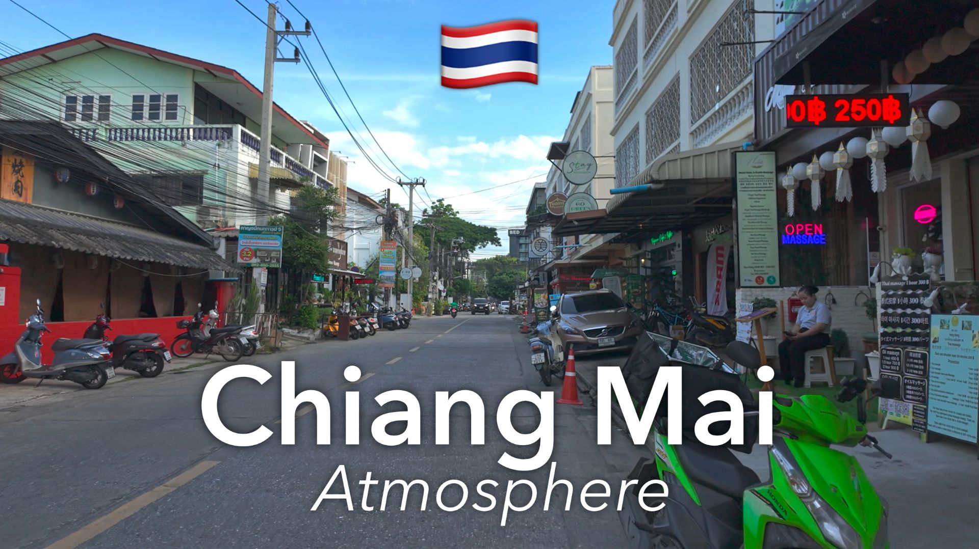 Chiang Mai Walk in 4K  no music or filters  Thailand