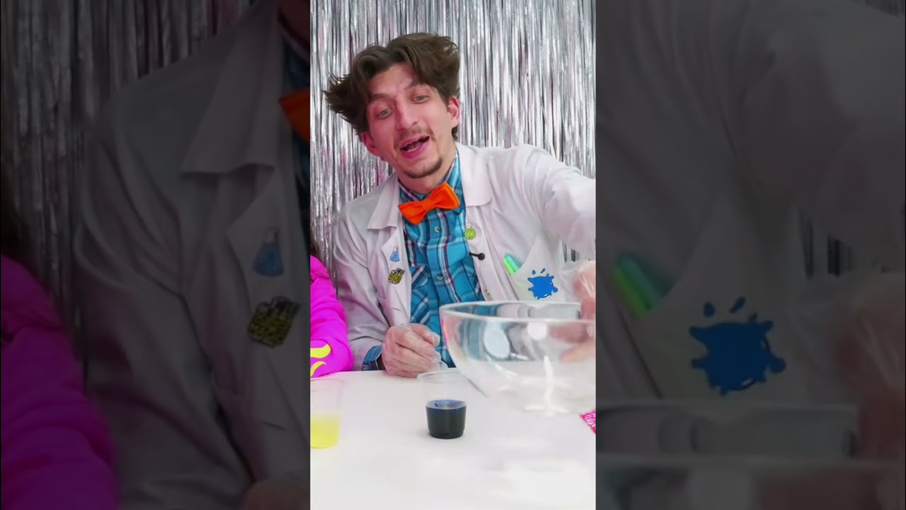 Химические червячки ползут из пипетки