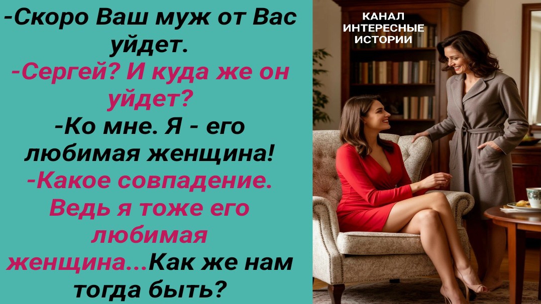 Интересные истории/ Всё будет хорошо/ Жена муж любовница