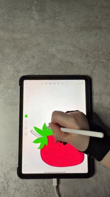 Клубничный паттерн 🍓