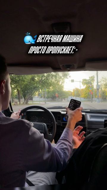 🐳 Встречая машина просто пропускает #kit_tarasov