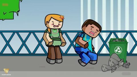 Взрослый мультфильм будь добр, иначе превратишься в зомби.