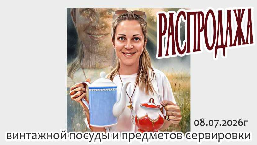 еженедельная рубрика по средам РАСПРОДАЖА винтажных предметов 08.07.2026г