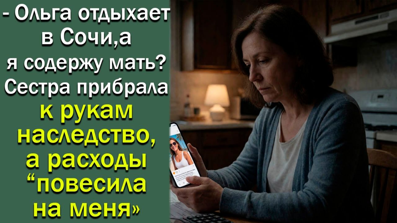 Сестра прибрала к рукам наследство, а расходы “повесила” на меня