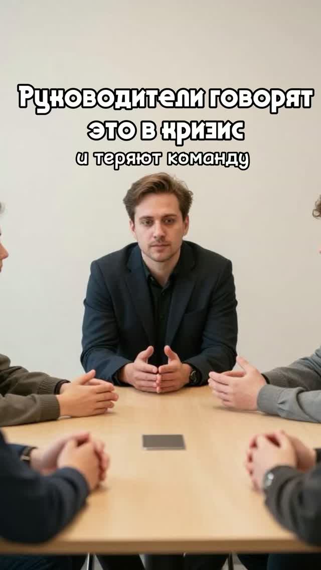 Осторожно: это деморалирует команду в кризис! #бизнес