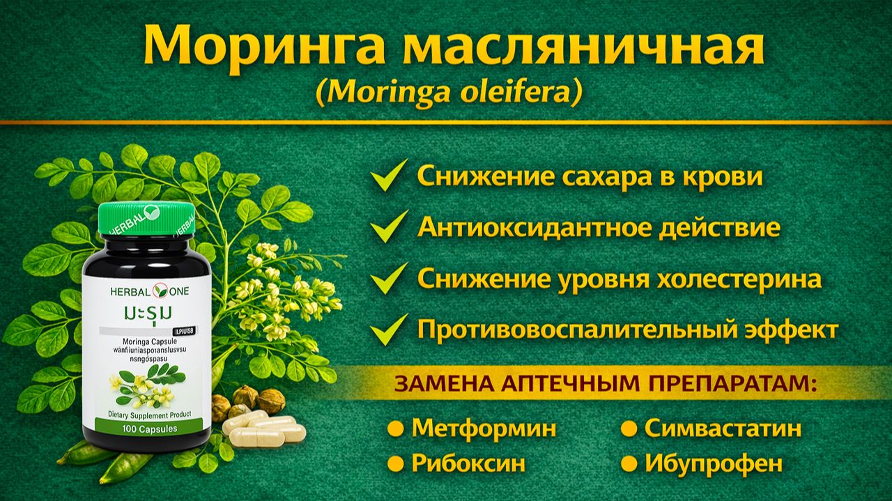 Моринга масляничная (Moringa oleifera)