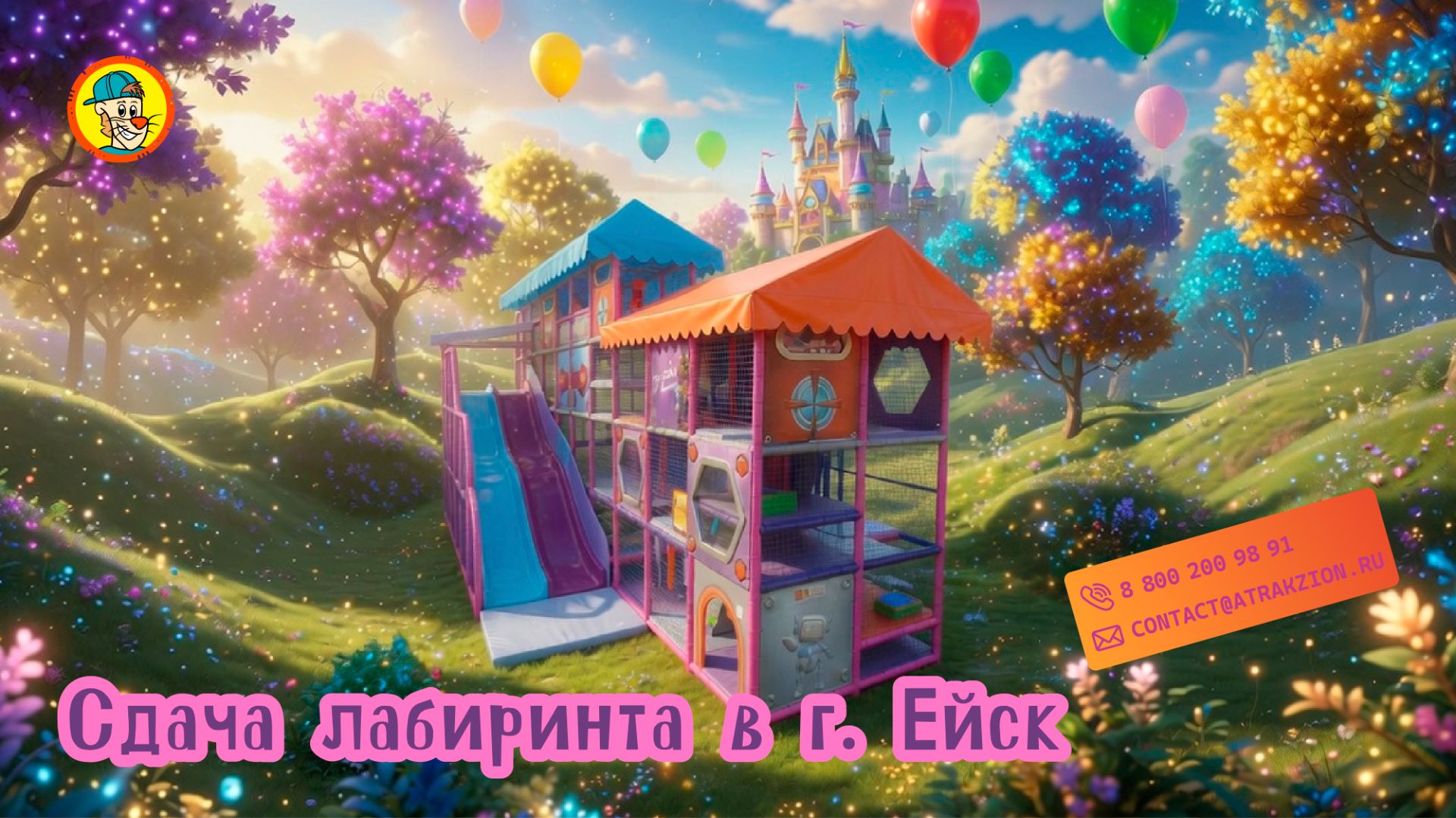 🎉 Детский игровой лабиринт - Реализованный проект