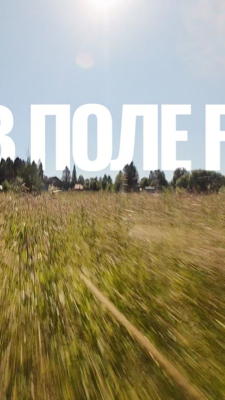 Летит в поле FPV
