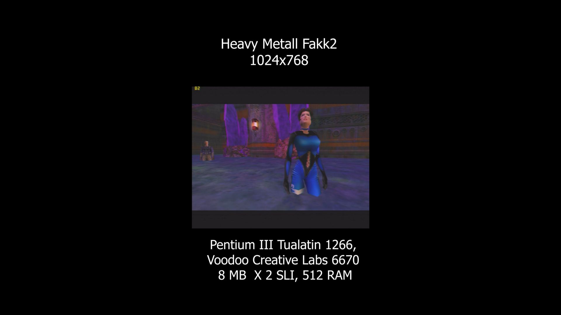 Heavy Metall Fakk2 (2000) Voodoo2 SLI Gameplay