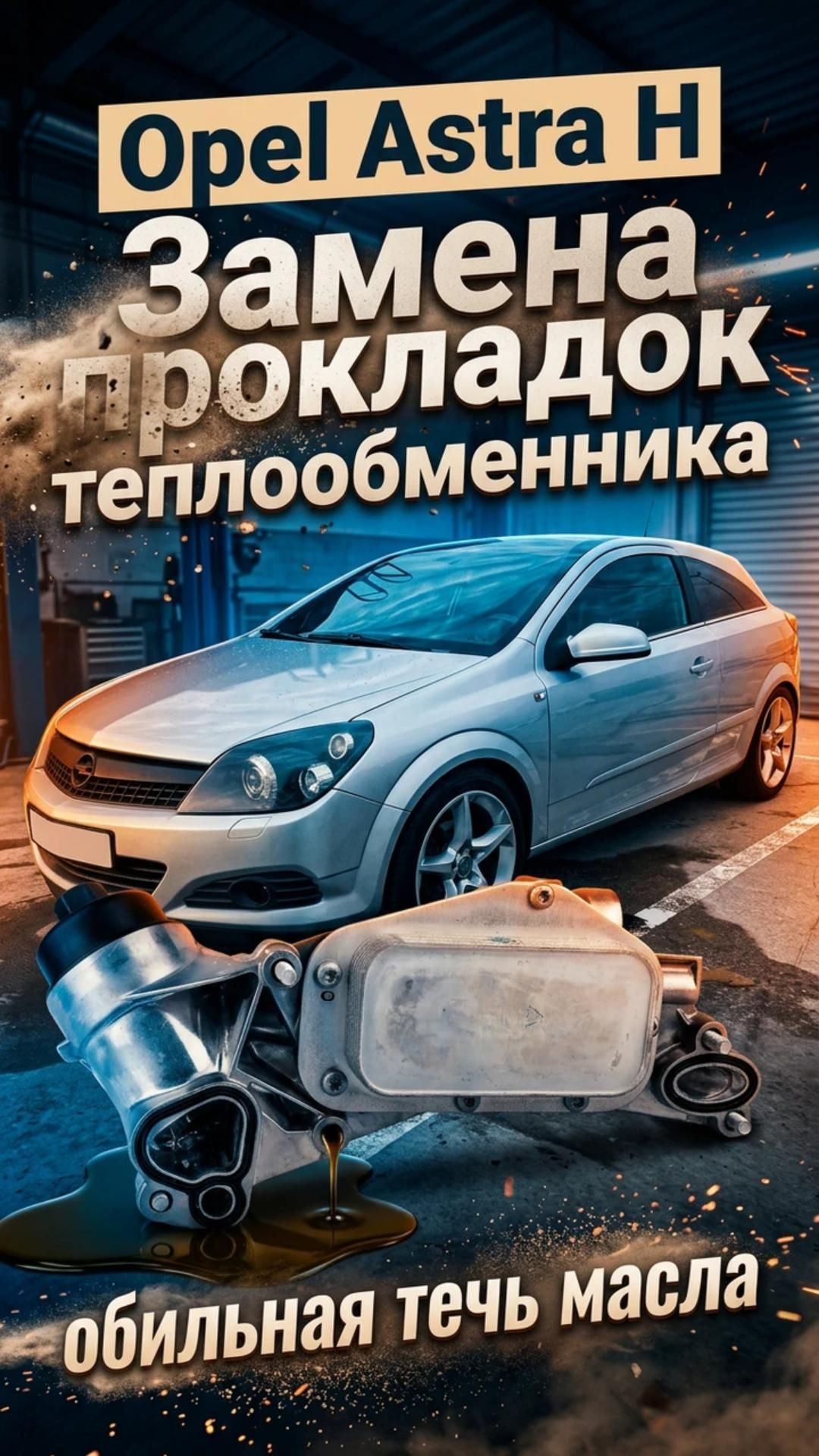Текут прокладки теплообменника 🤯 -  Опель Астра H