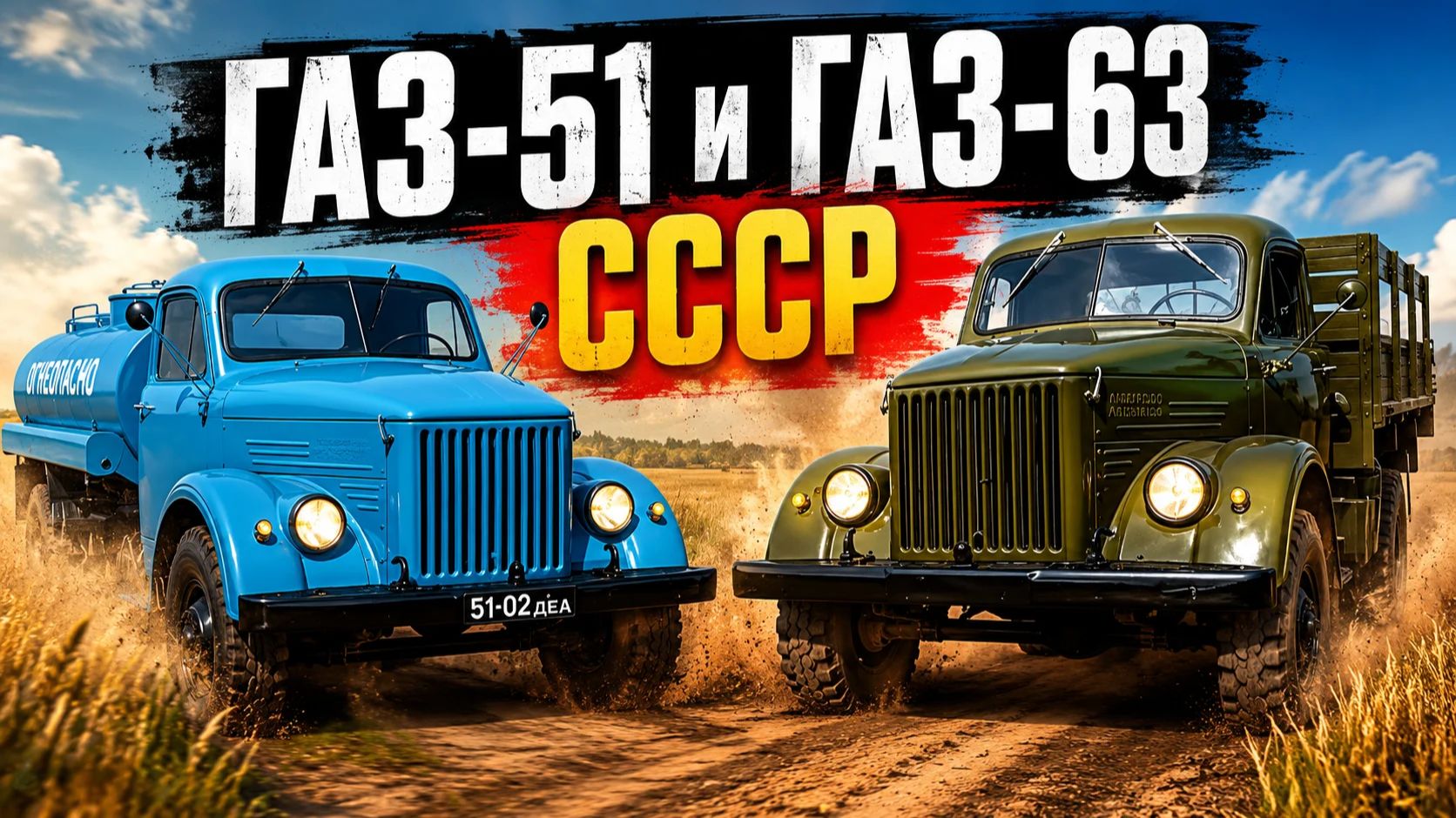 ГАЗ-51 и ГАЗ-63 Два грузовика рожденные одним гением для разных задач Автопром СССР