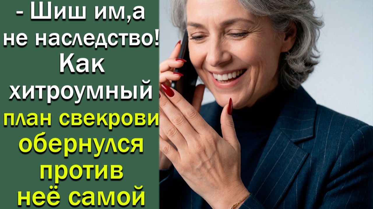 - Шиш им, а не наследство! Как хитроумный план свекрови обернулся против неё самой