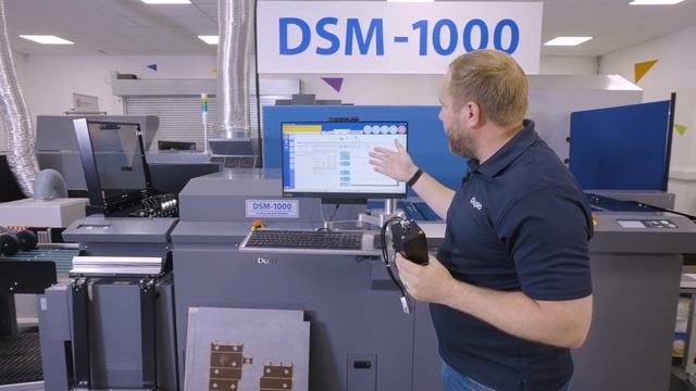 Демонстрация - разделение заданий на тигельном высекальном прессе Duplo DSM-1000 B2