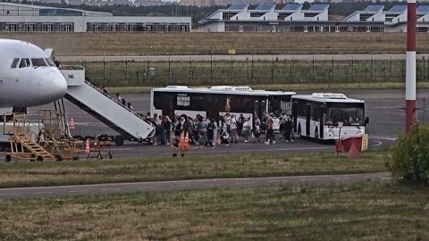 Ту - 214 в Жуковском