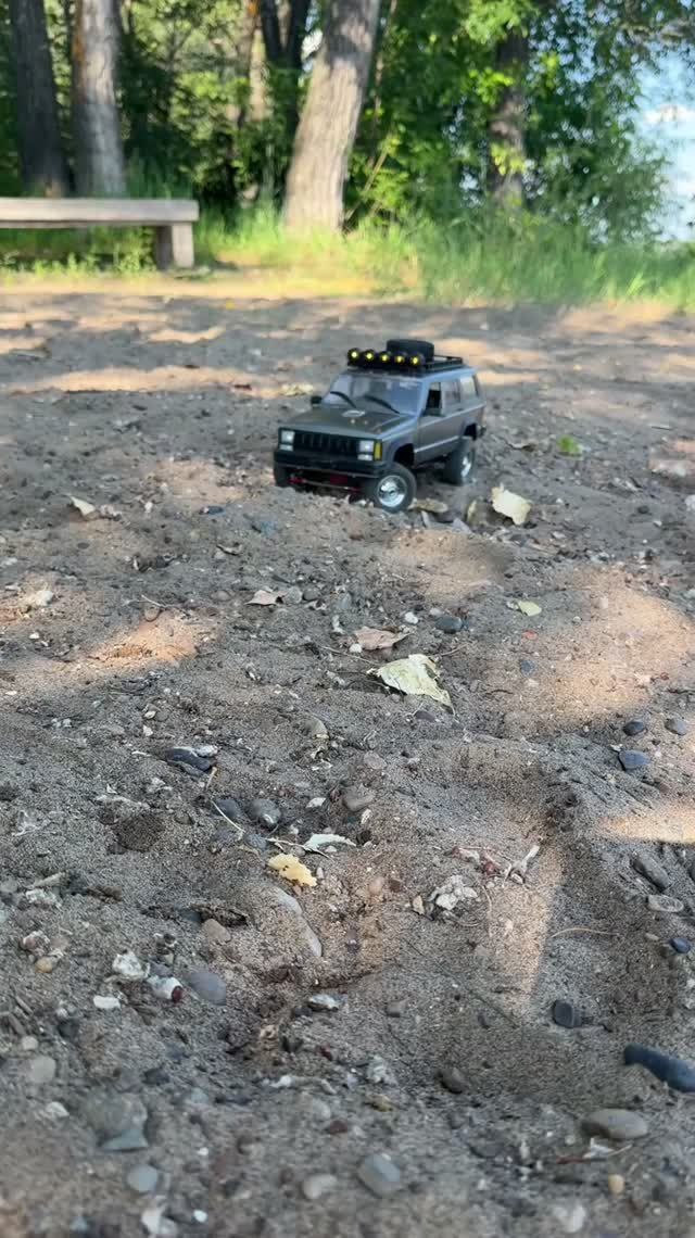 MN-78 едет по песку #rc #rccar #crawler #4x4rc #scale #rclife #rcmodel #mnmodel #mn78 #jeep