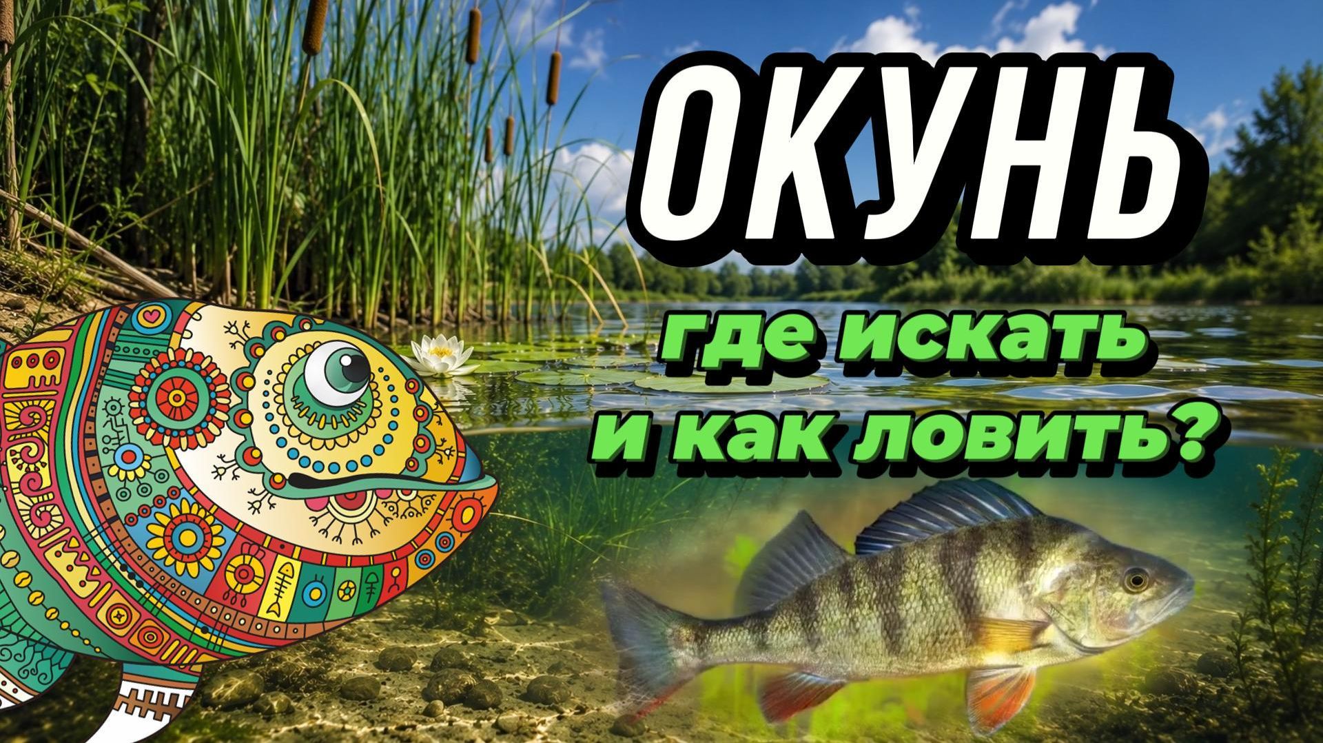Где искать окуня? Береговой окунь летом | Снасти и приманки