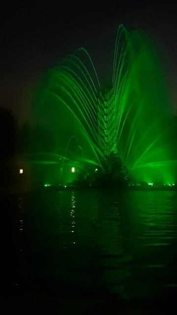 Ночная подсветка ✨фонтан Колос⛲