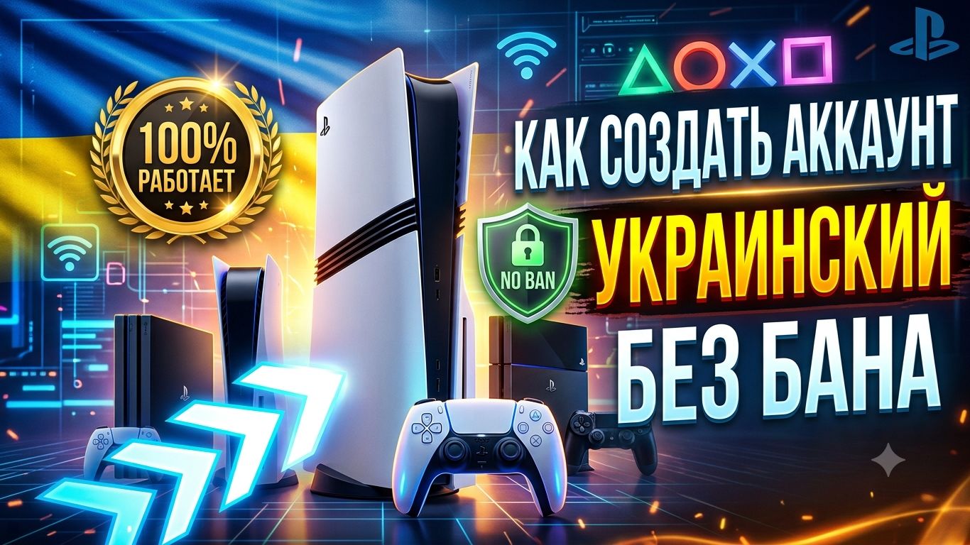 КАК СОЗДАТЬ АККАУНТ УКРАИНСКИЙ PS4 PS5 (НОВАЯ РЕКОМЕНДАЦИЯ)