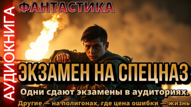 ЭКЗАМЕН НА СПЕЦНАЗ | Аудиокнига | Военная фантастика / Попаданец / Спецназ и НКВД