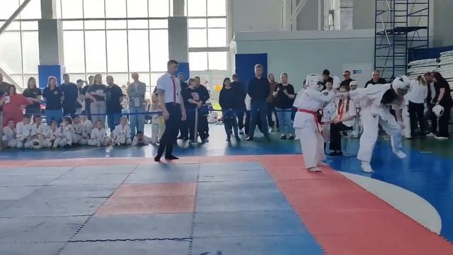 Бой на Чемпионате ЮФО по Ашихара-каратэ 2026, Мальцева Милена
